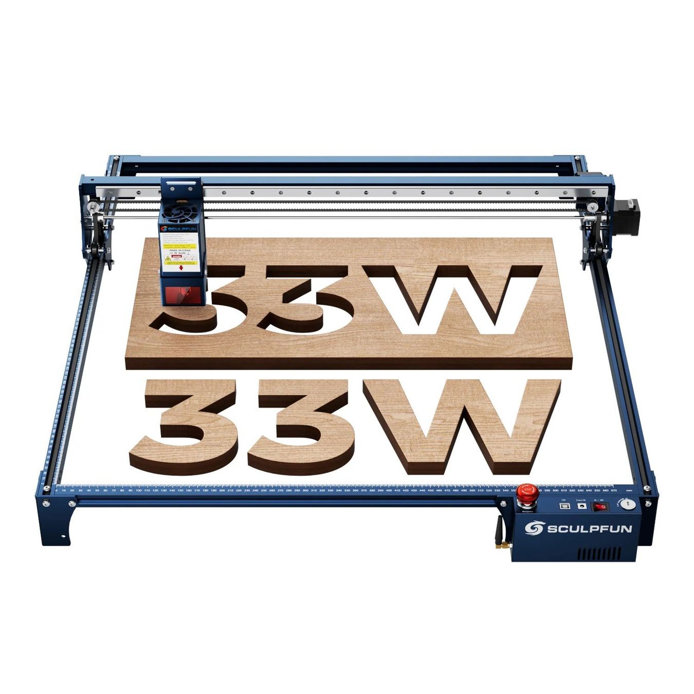 Alle Maschinen: Lasercutter SCULPFUN S30 Ultra 33W + Brille + 6 Linsen – Gebraucht aus Wettswil von Nogler