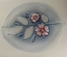 Vintage Servierplatte oval Walther Glas Serie "Calypso"