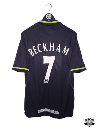 BECKHAM #7 Original Manchester United 1998-99 Third Trikot
