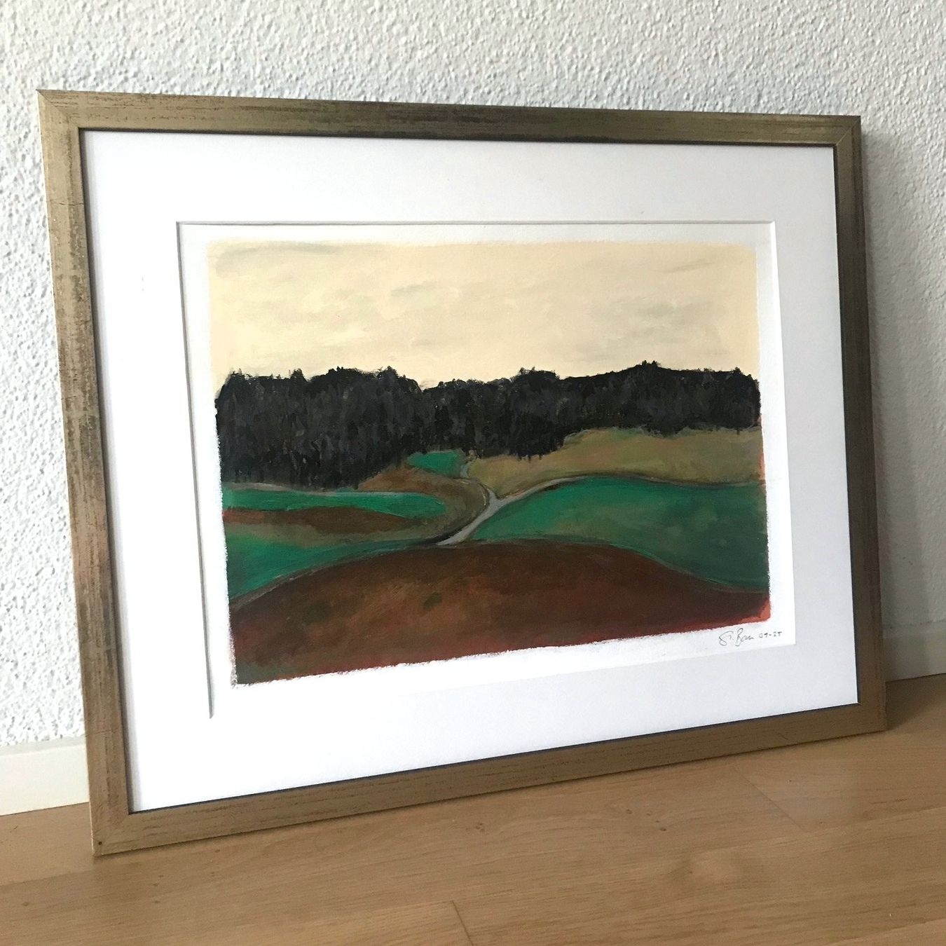 Dipinti: Landschaft Wald Moderne Kunst Acryl Impressionismus Bammert – Nuovo (secondo la descrizione) da St. Niklausen LU venduto da Stefan_Bammert_Art