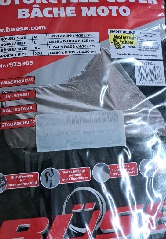 Moto Cover: Buese Motorrad-Plane Grösse L neu – Neu (gemäss Beschreibung) aus Illighausen von blueangel73 2