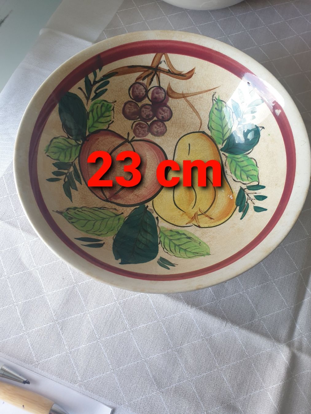 Piatti di portata: Coupelle à fruit en céramique – Usato da Vauderens venduto da sylvieswiss 1