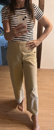 Manor high waist braune Hose XS 