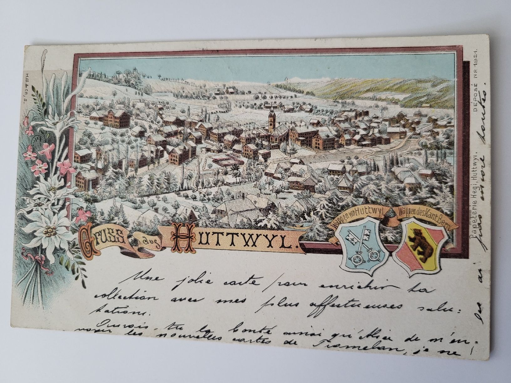 Cartoline postali: Alte Ansichtskarte Huttwyl, R21 – Usato da nunningen venduto da mic_88k2
