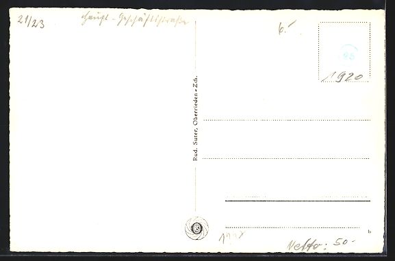 Cartoline postali: Winterthur, Marktgasse mit Apotheke und  – Usato da Berlin venduto da bartko-reher 1