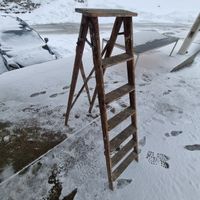 Alte Holzleiter - Shabby Chic - Vintage Leiter Antik Holz