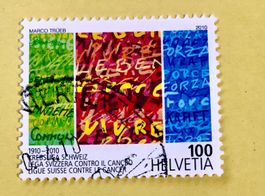 Nr.1343 Sondermarken 100 Jahre Krebsliga Schweiz  GESTEMPELT