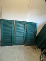 14 Grüne Fensterläden, Aluminium, Top Zustand