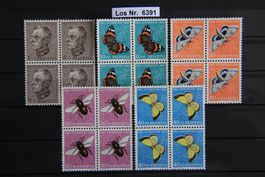 PJ 1950 Serie Viererblöcke Postfrisch **            Los 6391