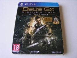 Deus Ex: Mankind Divided Steelbook / PS4 / NEU&OVP