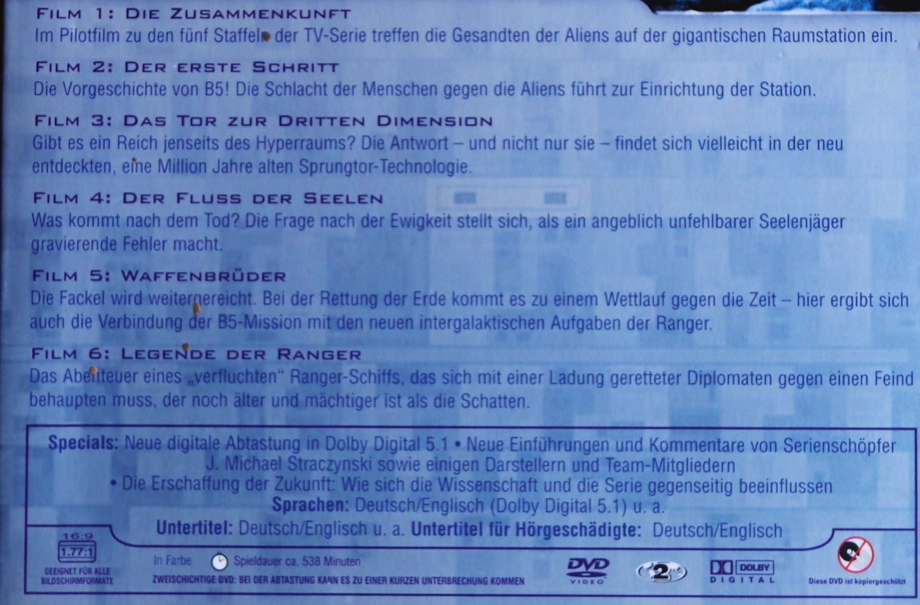 Alle DVDs: Babylon 5 Der Film – Gebraucht aus Glattfelden von Sirax 3
