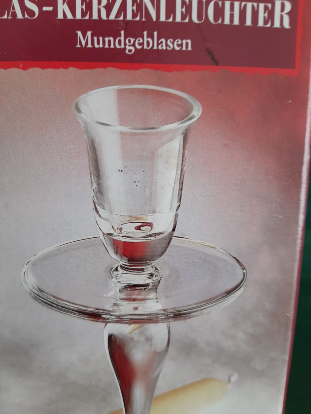 Portacandele: Glas Kerzenleuchter Mundgeblasen – Usato da Luzern venduto da Sontru 4