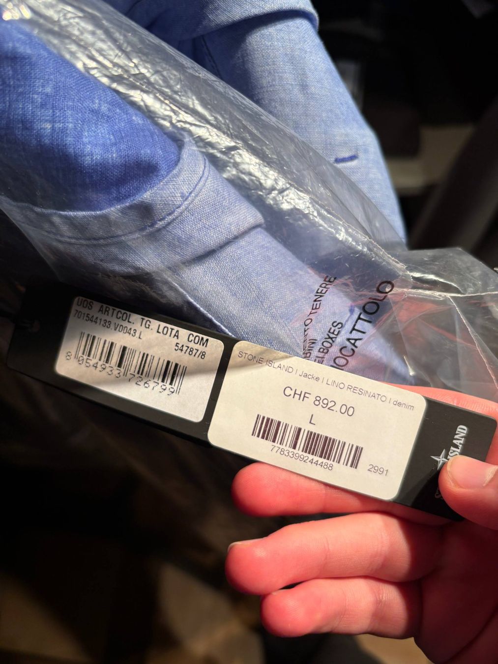 Giacche: Veste bleue Stone Island – Nuovo e nell'imballaggio originale da Bulle venduto da sta_xr8k 4