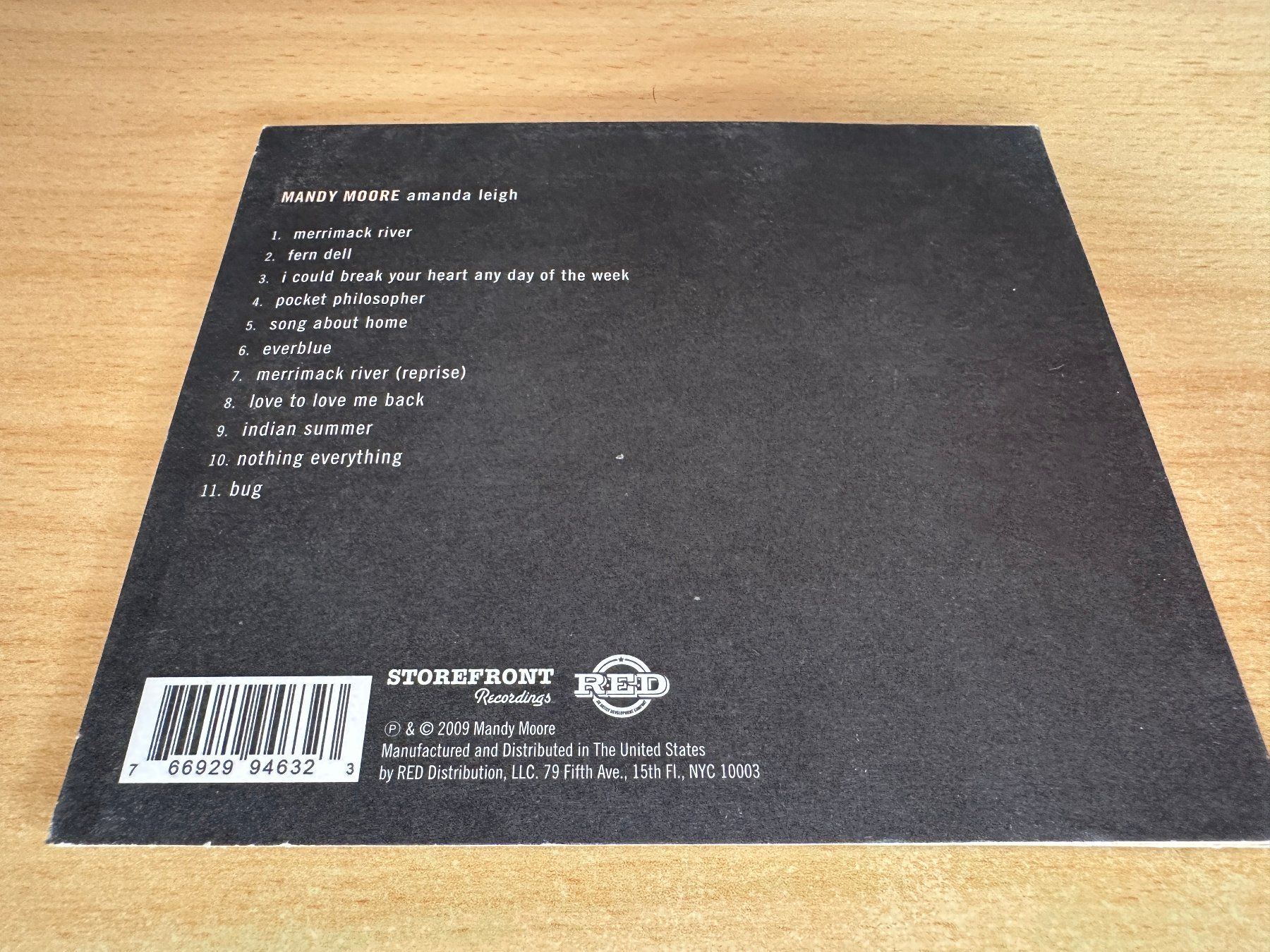 CD: Mandy Moore – Amanda Leigh – Usato da Rikon im Tösstal venduto da Alpenmutz 1