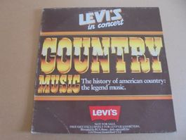 " Levi's Concert, Country Music " LP Promo Jeans Levi's 1982