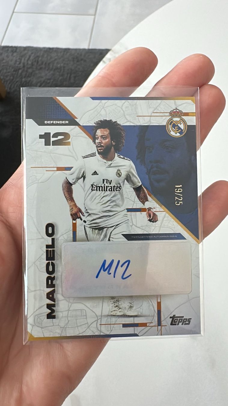 Topps Sammelbilder & Trading cards: Topps Marcelo 19/25 Real Madrid Auto – Neu (gemäss Beschreibung) aus Kerzers von dal_wjp6