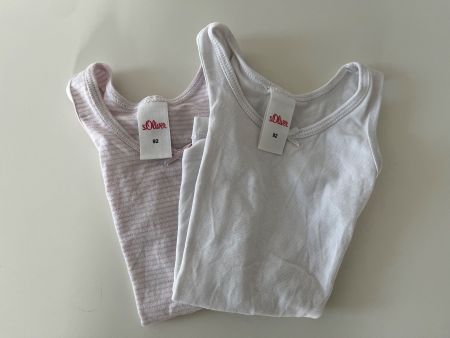 2x Unterleibchen Mädchen s’Oliver Grösse 92