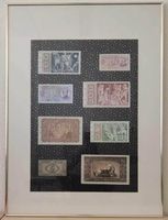 Alte Schweizer Banknoten Sammlung gerahmt gebraucht