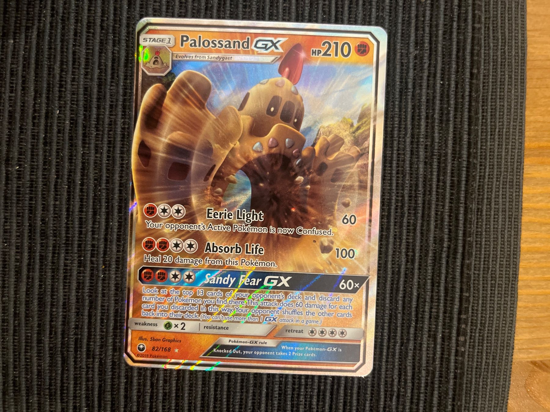Pokémon Carte collezionabili: Pokemon Palossand GX Celestial Storm Near Mint – Nuovo (secondo la descrizione) da Wabern venduto da Collectfun