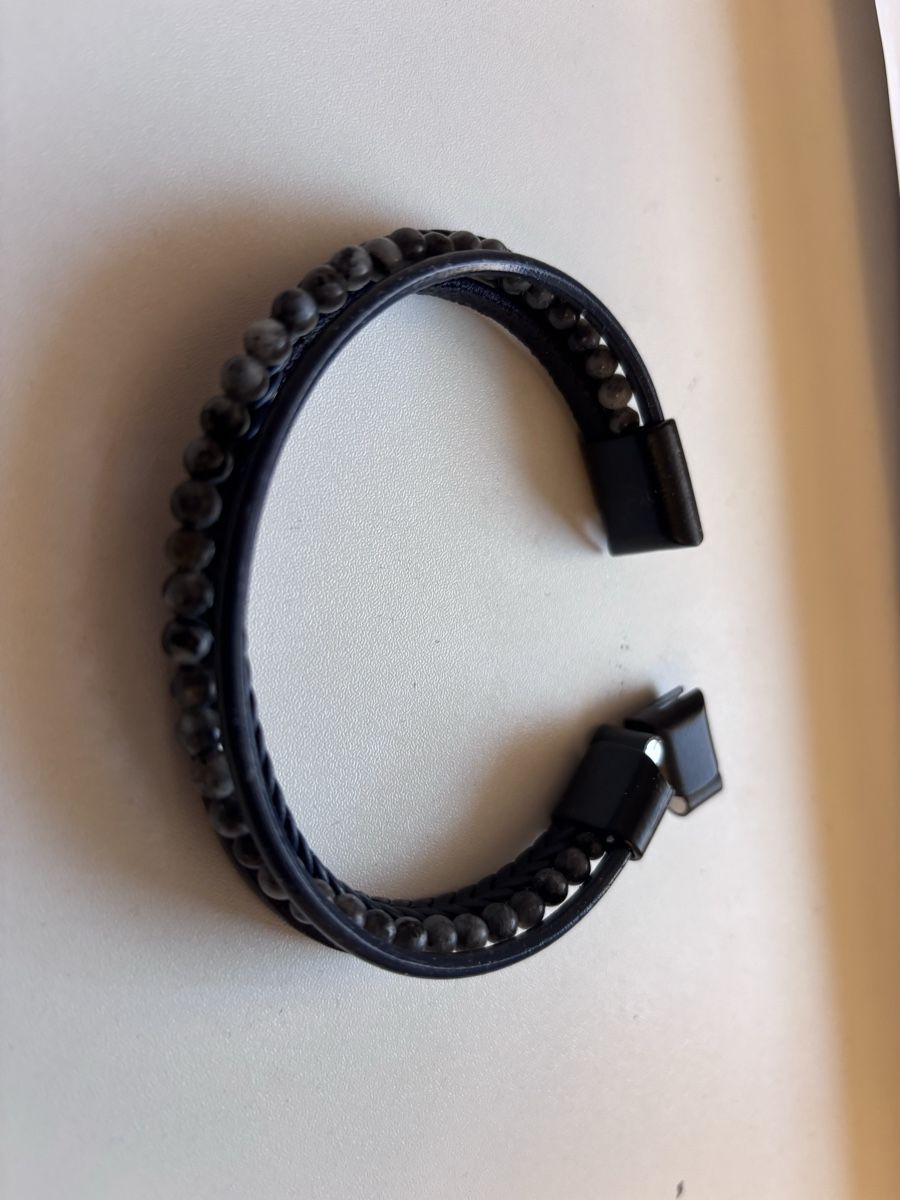 Bracciali & Braccialetti: Bracelet homme cuir et perles – Nuovo (secondo la descrizione) da froideville venduto da MM_1111 1