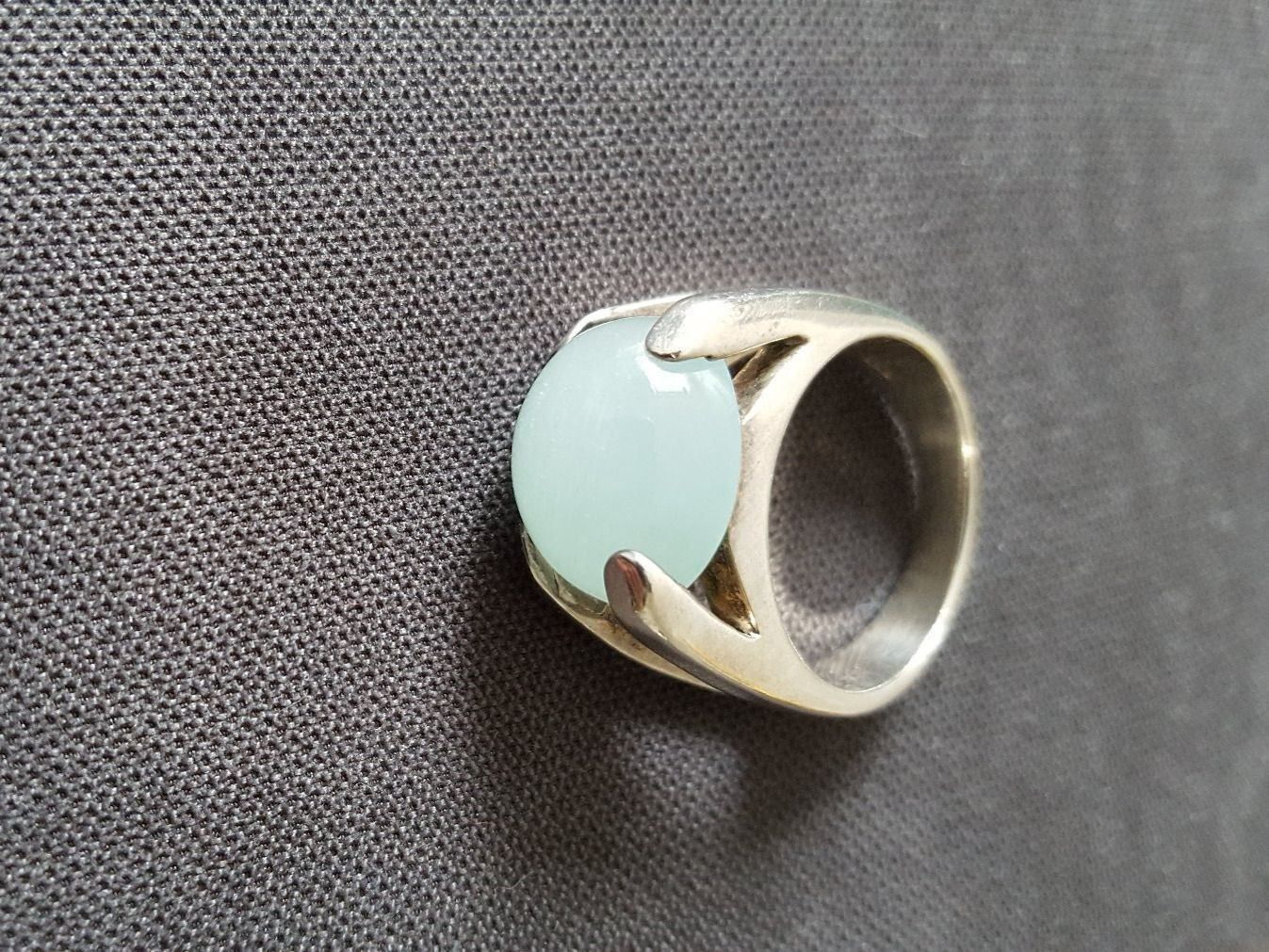 Anelli: Silber Ring mit echtem Aquamarinstein – Nuovo (secondo la descrizione) da Frauenfeld venduto da Rolsy 2