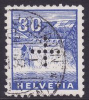 Verwaltungsmarke SBK-Nr. 7 (Eingelochtes Kreuz 1935-1937)