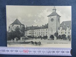SOLOTHURN 1908 BIELTHOR UND BURRISTURM BELEBT SO AK