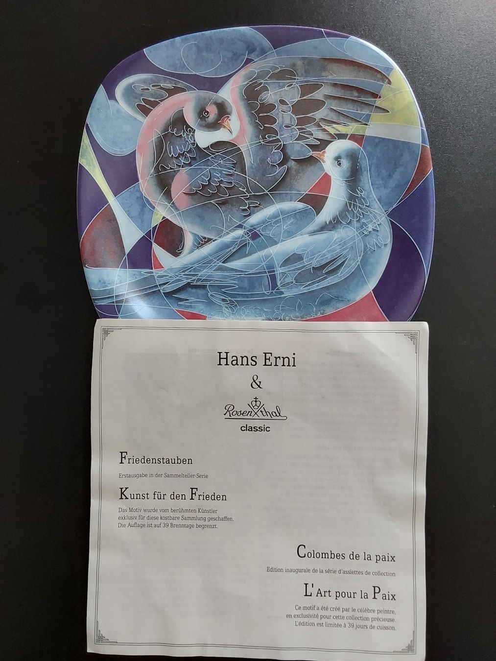 Rosenthal Piatti: Originale Autogramme. Erni Hans. Rosenthal – Usato da Steinach venduto da Chilli1957 1