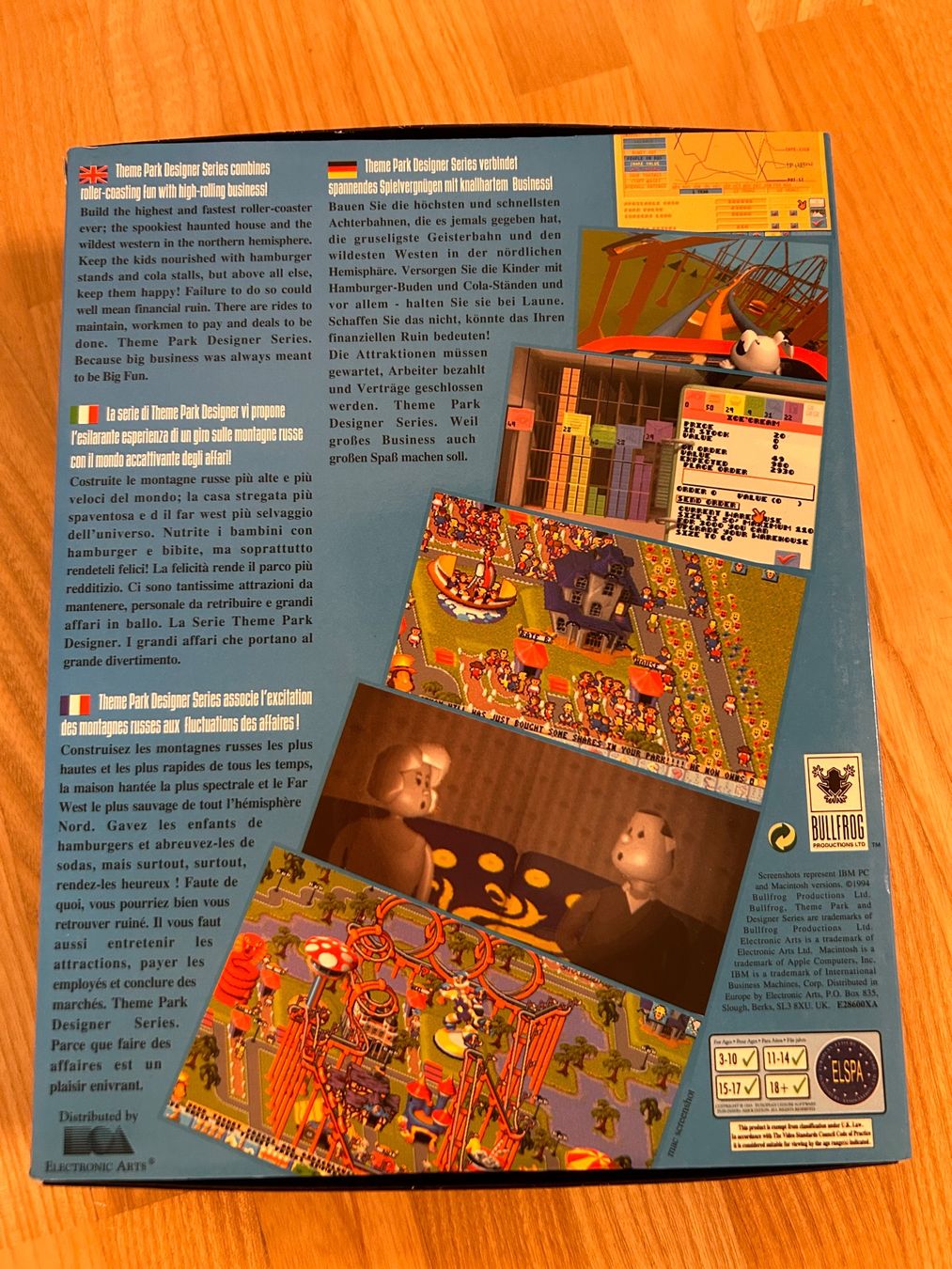 Giochi: Theme Park PC-Version aus dem Jahre 1994 – Usato da Brüttisellen venduto da ThommyK 1