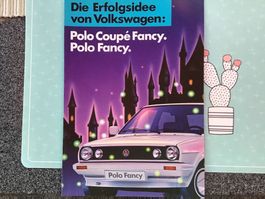 VW Polo Fancy Faltprospekt 1989 4 S.