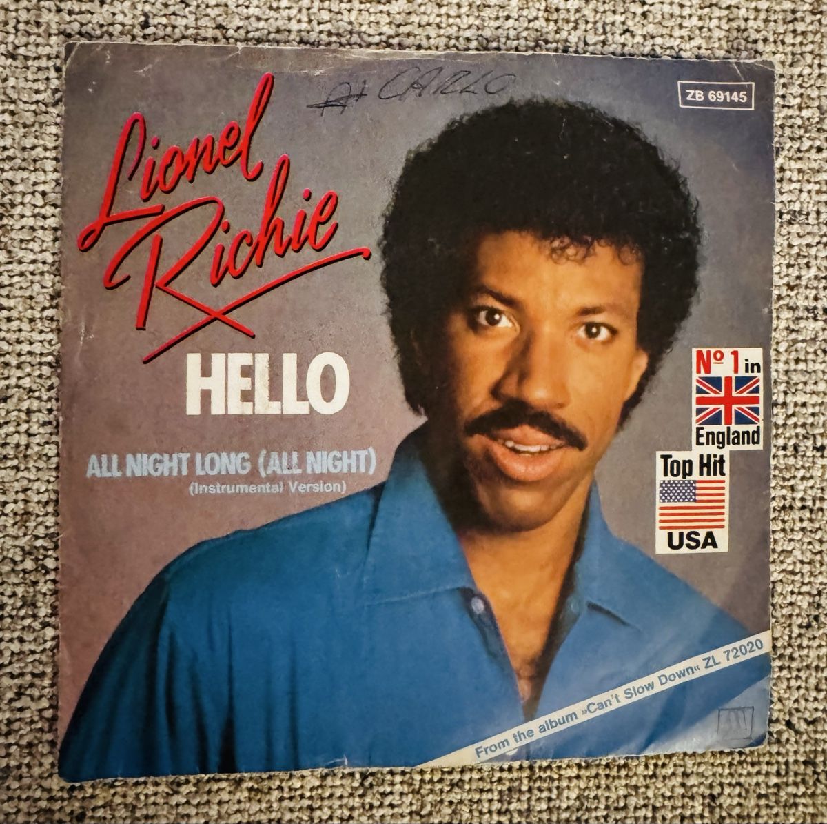 Dischi in vinile: Lionel Richie - Hello - 7" Single - 80s – Usato da Rorbas venduto da BlackstarRecords