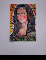 Mona Lisa, Original Gemälde, Pop Art Stil, Unikat!