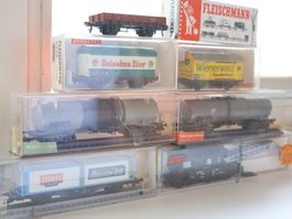Liliput/Fleischmann/Röwa 7 x Tankwagen/weitere Set - H0