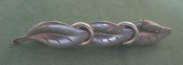 Silber Brosche 800 Silber aus Frankreich um 1940