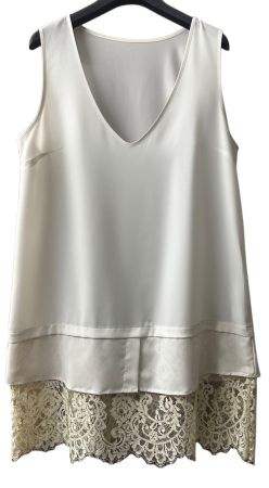 Twin Set Simona Barbieri Spitzen-Kleid Damen S