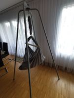 NONOMO Baby Federwiege inkl. Gestell, grau, im guten Zustand