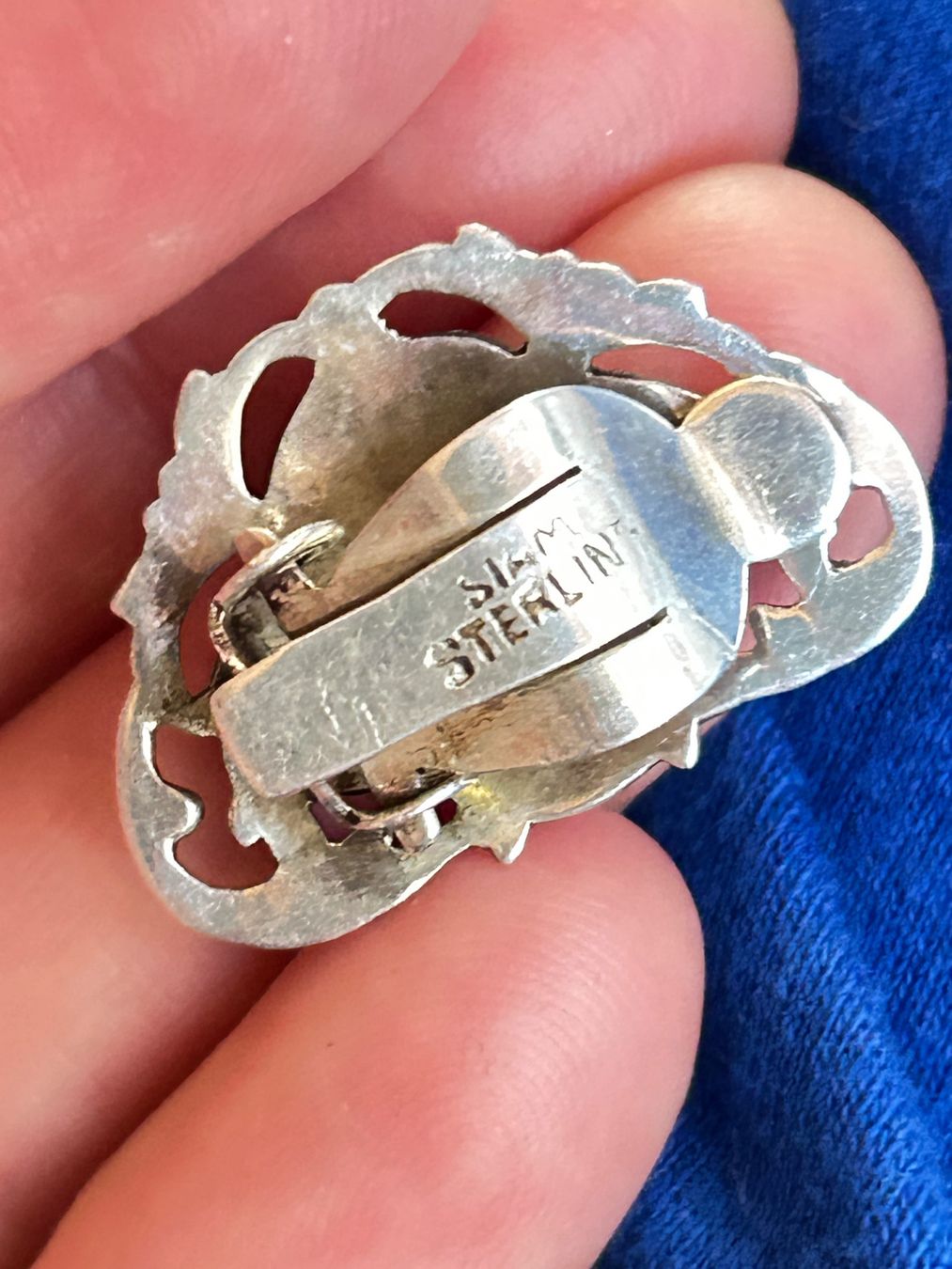 Orecchini pendenti & Orecchini a lobo: Silber OhrenClips  Tänzerin "Siam" Sterling Silber 925 – Usato da Dittingen venduto da Bellevista 7