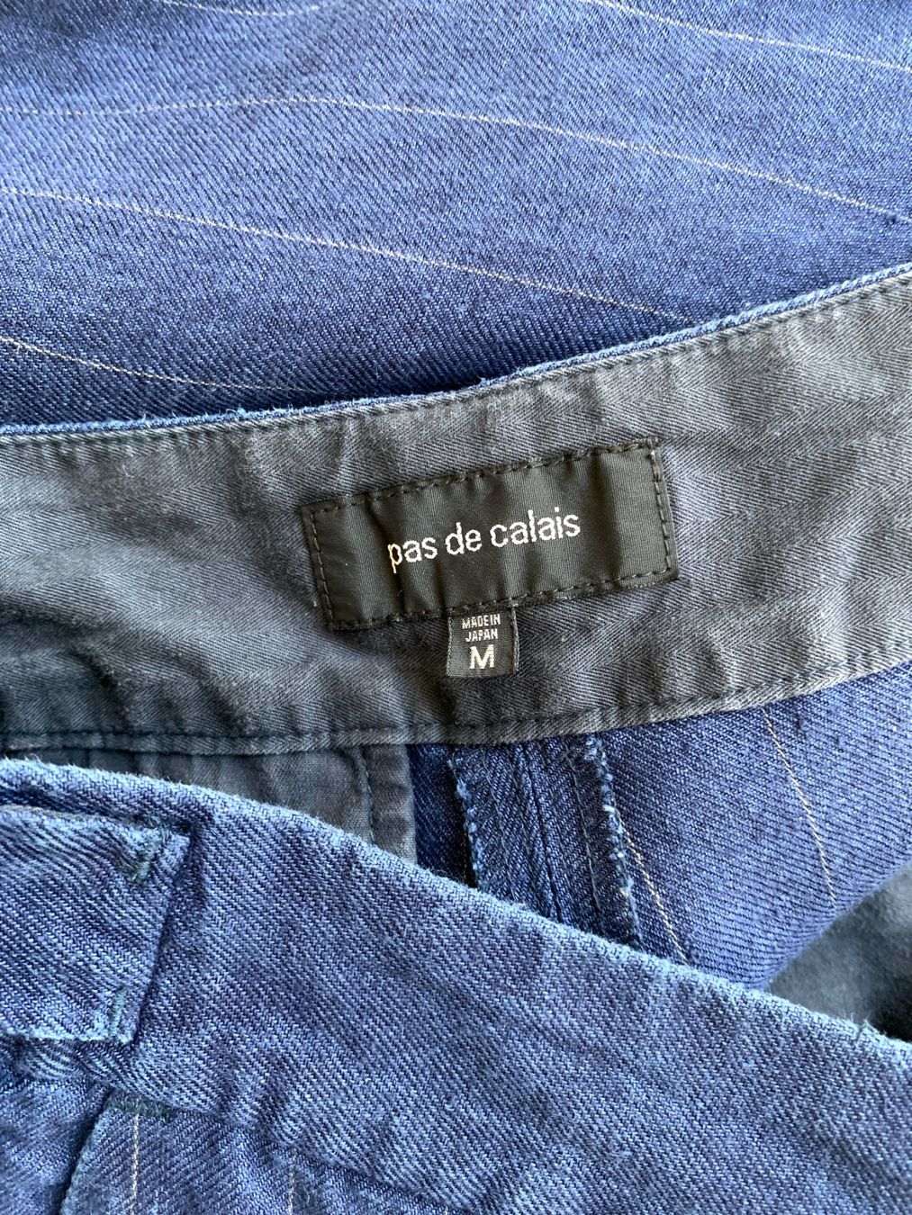 Pantaloni: Pas de Calais blue striped linen pants | s/m – Usato da Basel venduto da gladghost 6