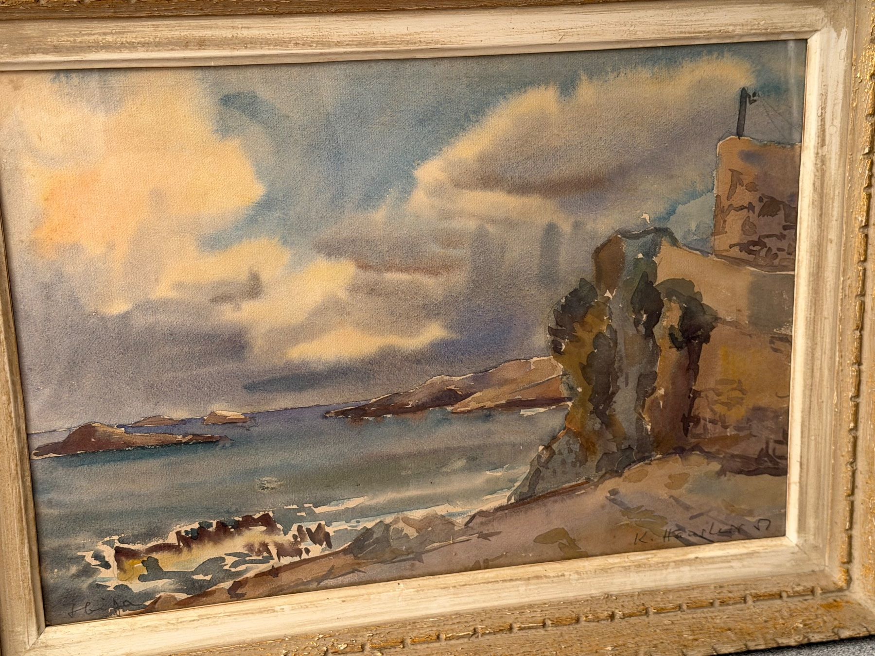 Gemälde: K. Hansler -  Original Gemälde – Gebraucht aus Basel von PAUL_ART 2