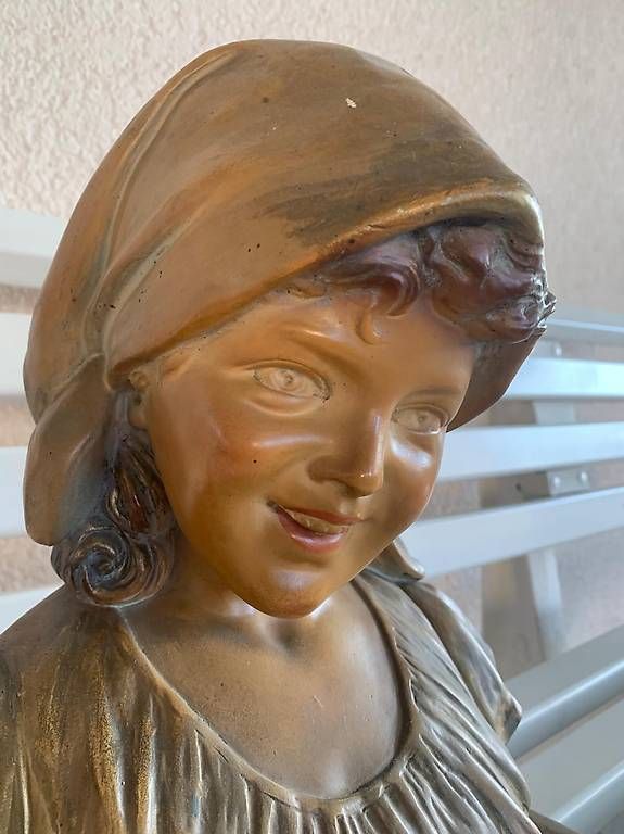 Sculture & Statue: Ausdrucksstarke original Jugendstil Büste – Usato da Rothrist venduto da Oddymanliane 4