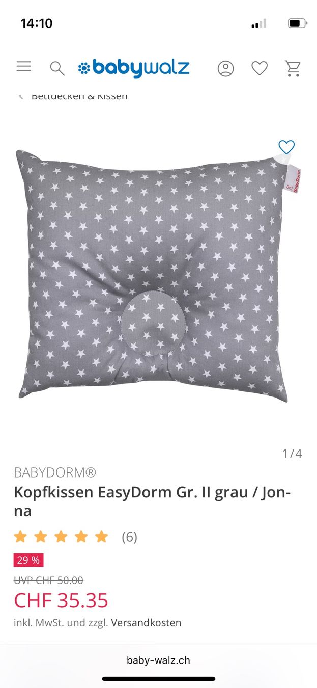 Cuscini: Kopfkissen BabyDorm Gr 2 – Usato da Hüntwangen venduto da fra_7nd2