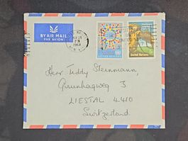CL25 Enveloppe + Timbre United Nations 1967