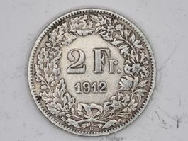 2 FR 1912 Seltene Jahre in super Erhaltung