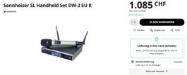 Sennheiser SL Handheld Set DW-3 EU R mit E865 Kapsel