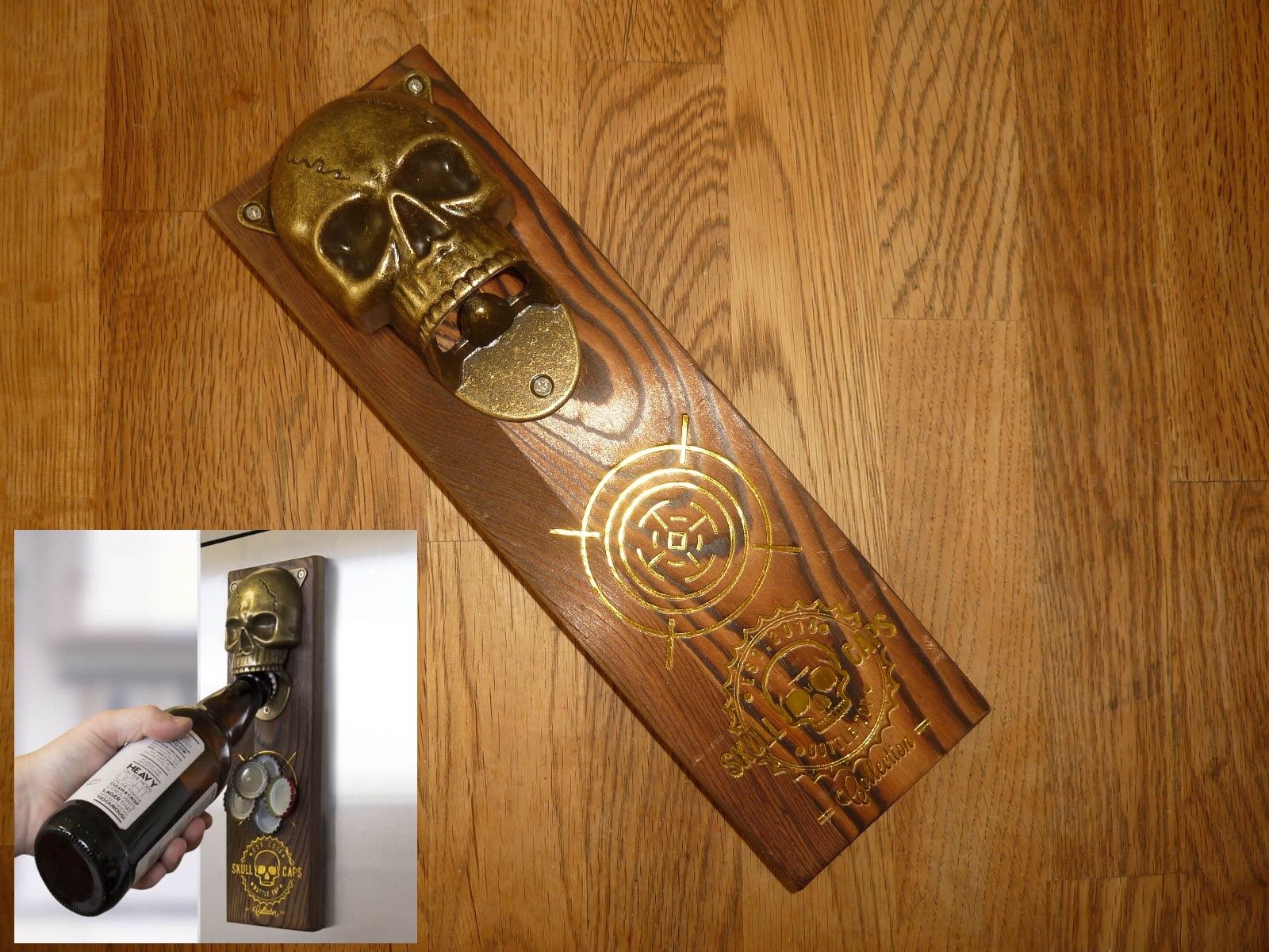 Apribottiglie & Tappi per chiusura: Flaschenöffner Totenkopf Bieröffner Männer – Nuovo (secondo la descrizione) da Hochfelden venduto da swissice