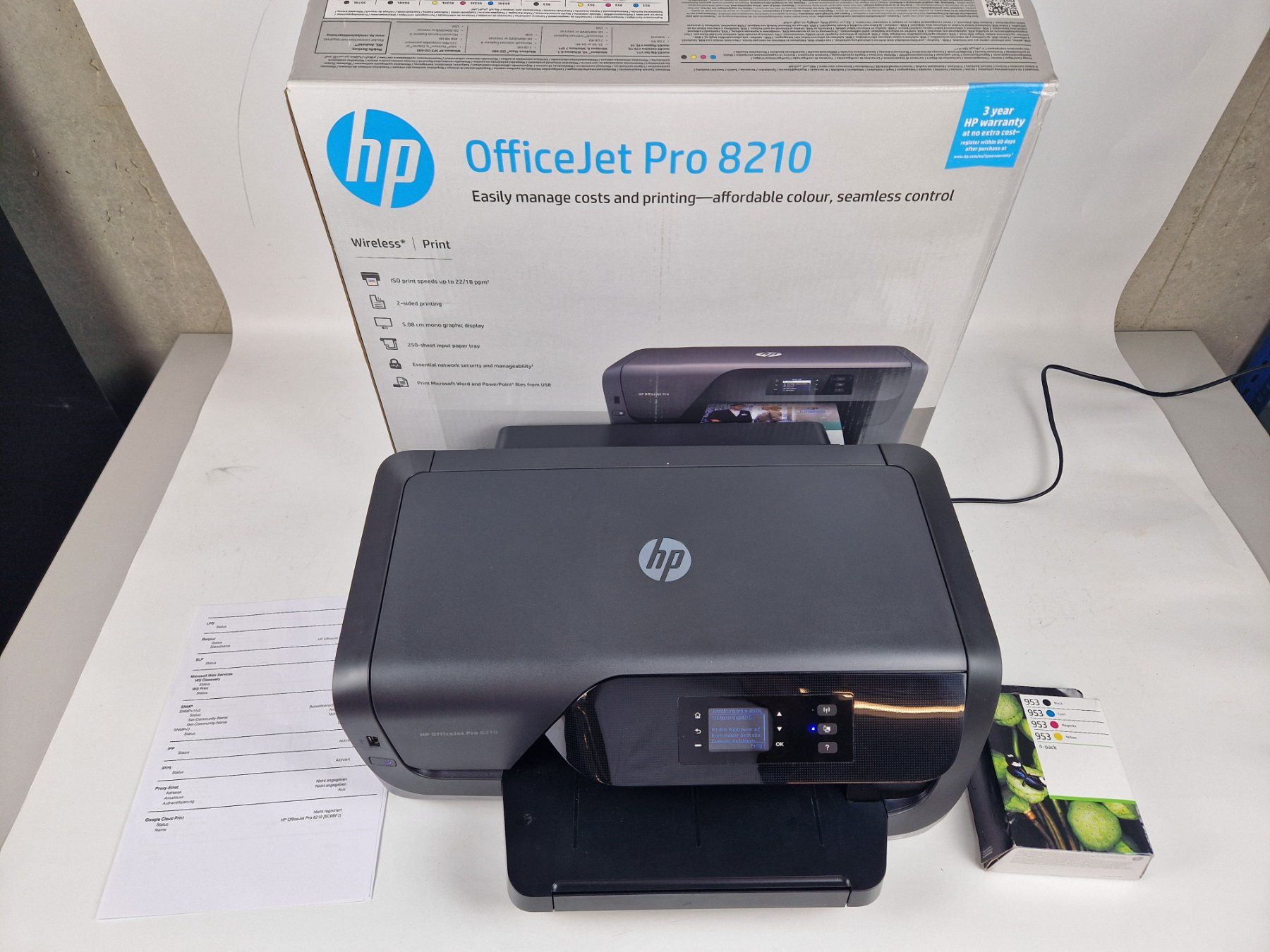 Hewlett Packard Stampanti: HP office Pro 8210 – Usato da Muhen venduto da Restwert_Muhen