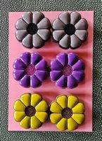 Blumen Gürtel Schnalle, 3er Set, Vintage, Top Zustand!