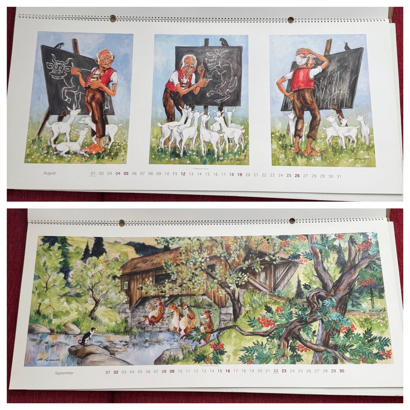 Kalender: Kalender Martin Synacek 2012 Appenzell – Gebraucht aus Riehen von ekc_ymy2 9