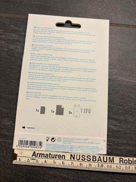 Ritocchi & pellicole di protezione: Screen Protector Anti Scratch for iPhone 5 / 5C / 5S – Nuovo e nell'imballaggio originale da Pfäffikon ZH venduto da GZHDZV 1