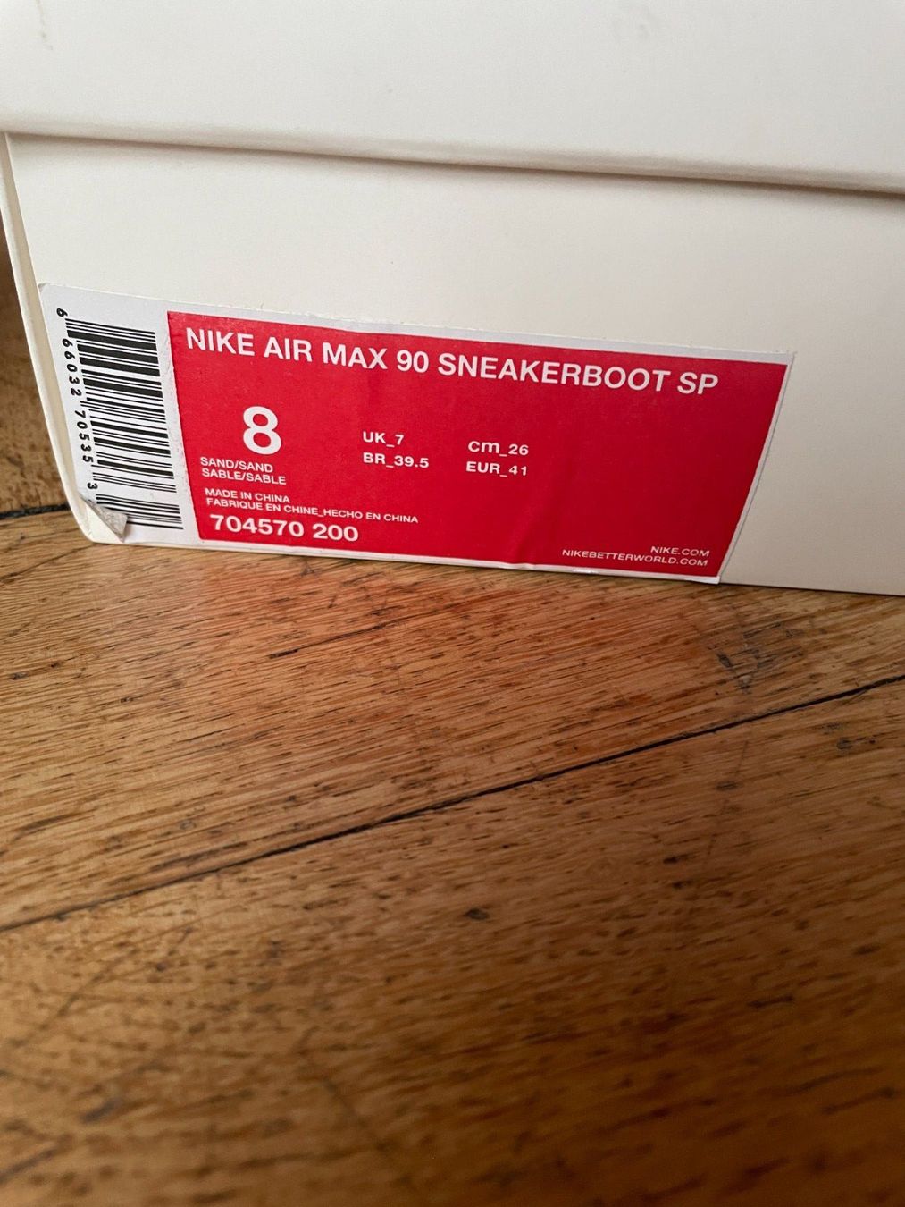 Nike Herrenschuhe: Nike Air Max 90 Sneakerboot SP Patch Sand 704570-200 / EU 41 – Neu (gemäss Beschreibung) aus Basel von schoelk 5